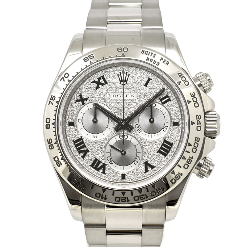 ロレックス　ROLEX　デイトナ　116509ZER　ホワイトゴールド　パヴェダイヤ　G番　40mm　USED　中古