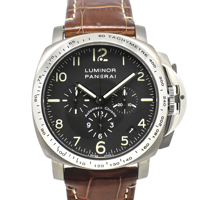 パネライ　PANERAI　ルミノール クロノグラフ エルプリメロ　PAM00074　40mm　自動巻　チタン　USED　中古