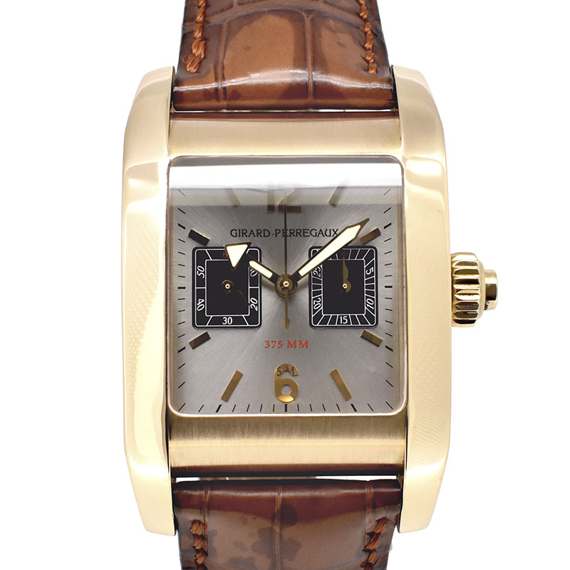 ジラール・ペルゴ　GIRARD PERREGAUX　プール フェラーリ 375MM ワンプッシュ クロノグラフ　80500.0.52.2046　18KPG　36×31.5mm　世界250本限定　手巻き　USED  中古