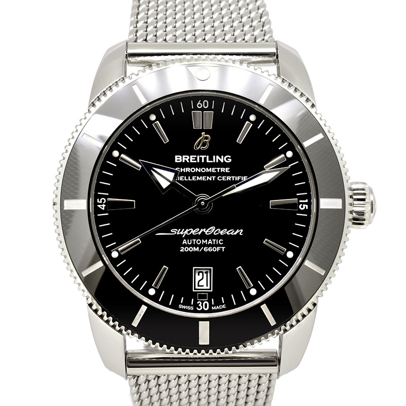 ブライトリング　BREITLING　スーパーオーシャンヘリテージ2 B20 46　A202B-1OCA　46mm　ブラック　USED　中古