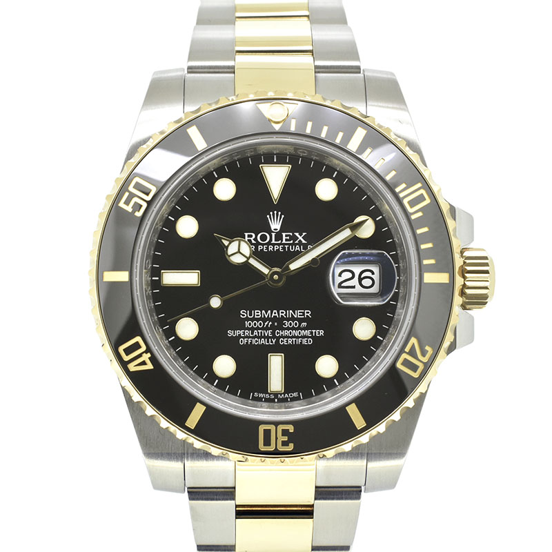 ロレックス　ROLEX　サブマリーナ コンビ　Ref.116613LN　ブラック　G番　USED　中古