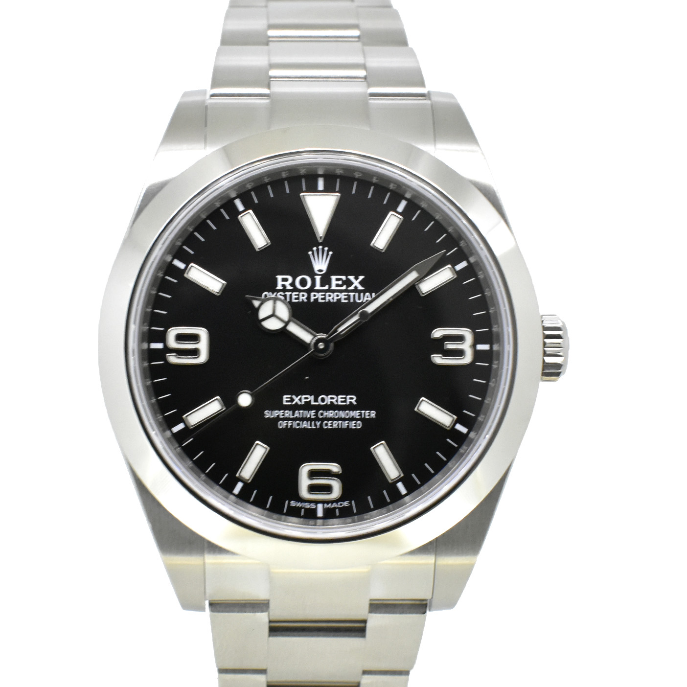 ロレックス　ROLEX　エクスプローラー1　Ref.214270　39mm　クロマライト　ブラック　USED　中古