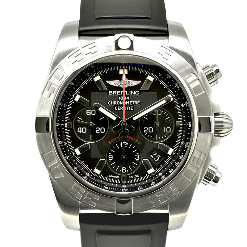 ブライトリング　BREITLING　クロノマット44 フライングフィッシュ　A010B08RPR　ブラック　SS　44mm　USED　中古