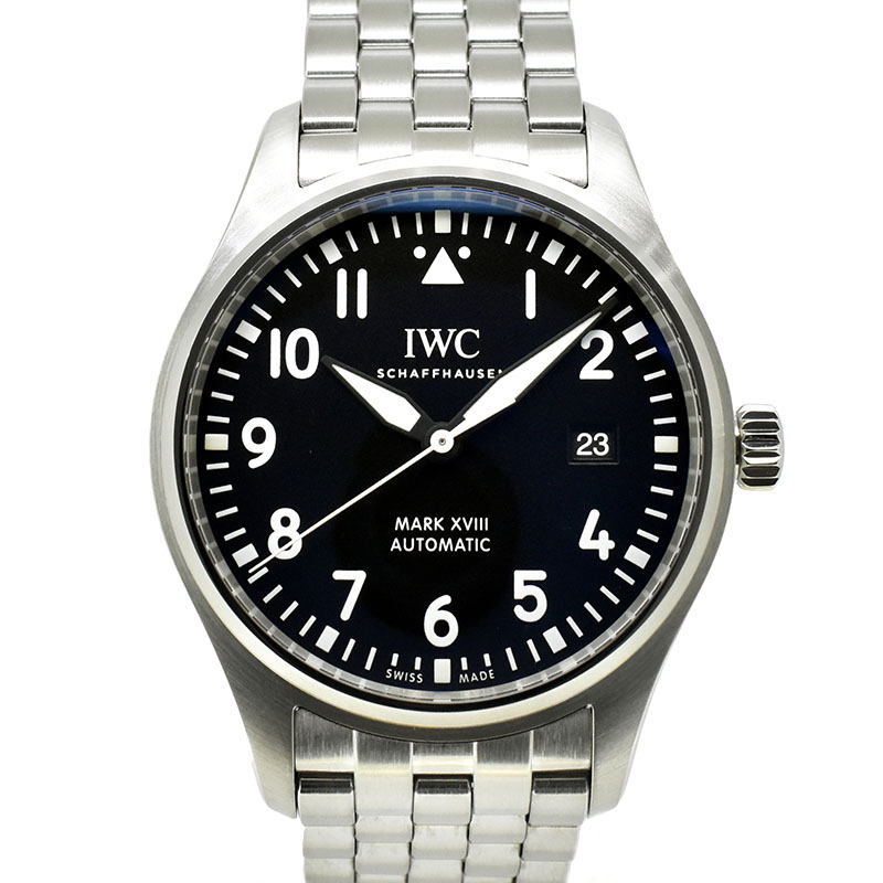 IWC　パイロットウォッチ マーク18　IW327011　ブラック　40mm　USED　中古