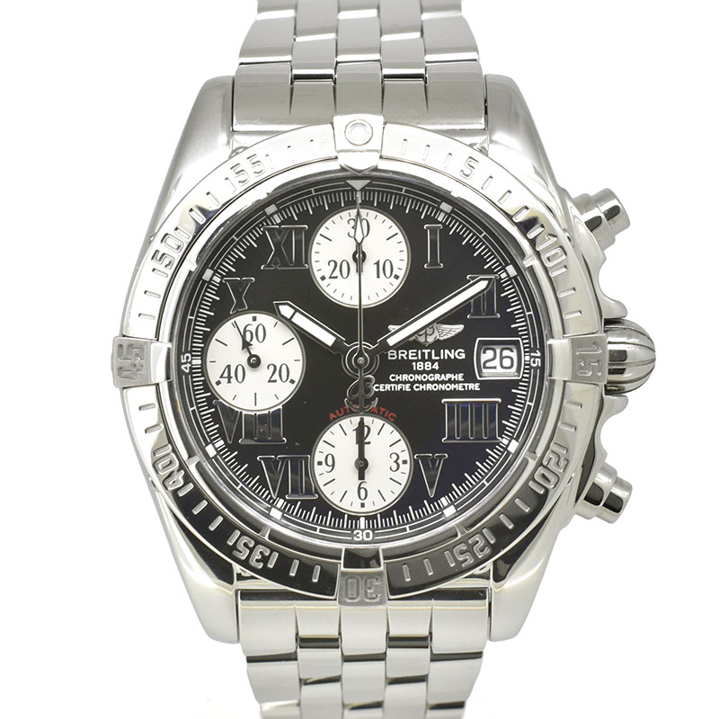 ブライトリング　BREITLING　クロノコックピット　A152B86PA　A13358　ブラックローマ　39mm　USED　中古