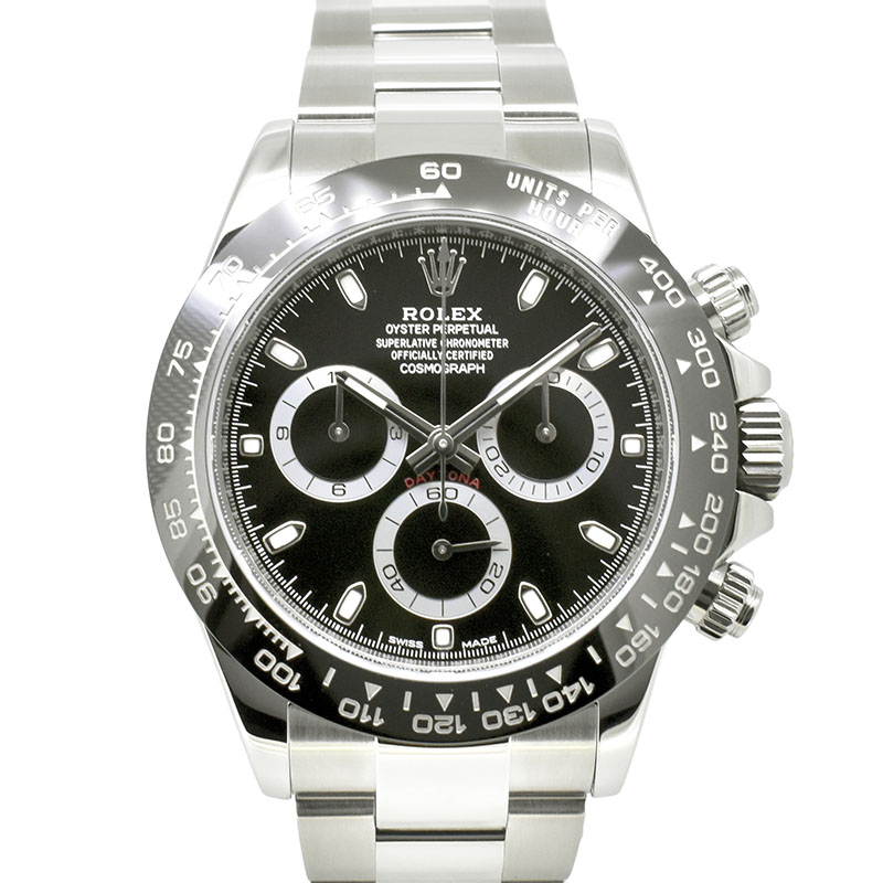 ロレックス　ROLEX　コスモグラフ　デイトナ　Ref.116500LN　ブラック　セラミックベゼル　USED　中古