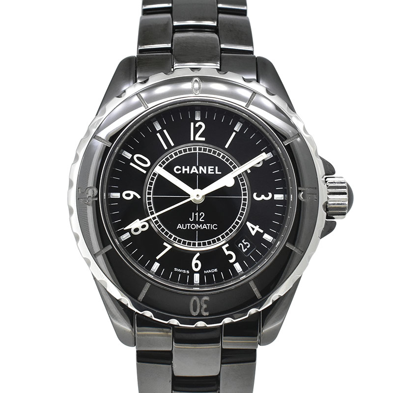 シャネル　CHANEL　J12 38mm　H0685　メンズ　ブラック　USED　中古
