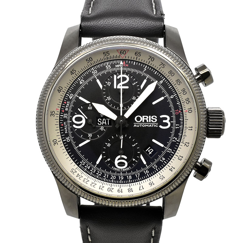オリス　ORIS　ビッグクラウン X1 カリキュレーター 　675 7648 4264　SS　46mm　ブラック　USED　中古