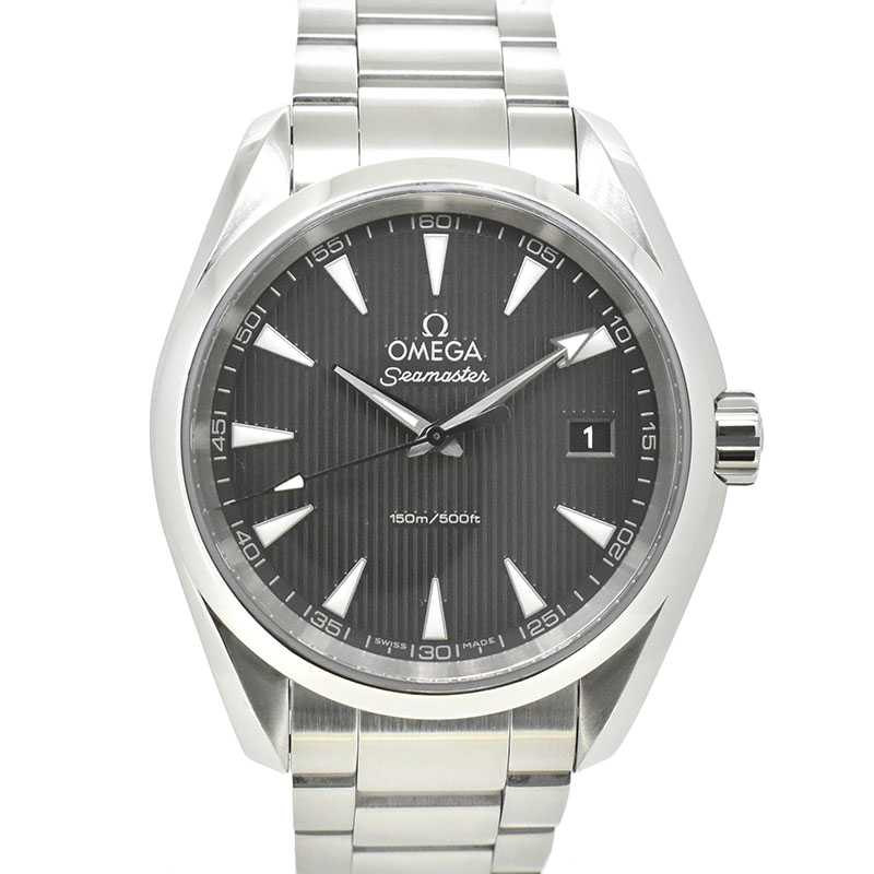 オメガ　OMEGA　シーマスター　アクアテラ　231.10.39.60.06.001　グレータペストリー　メンズ　クォーツ　38.5mm　USED　中古