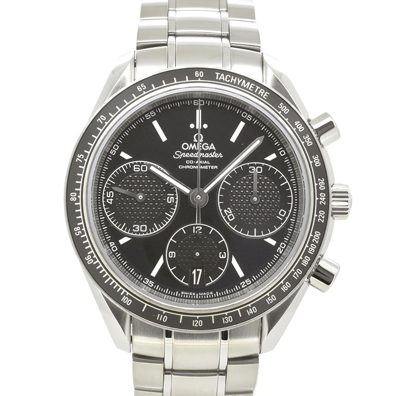 オメガ　OMEGA　スピードマスターレーシング　326.30.40.50.01.001　SS　ブラック　40mm　自動巻　USED　中古