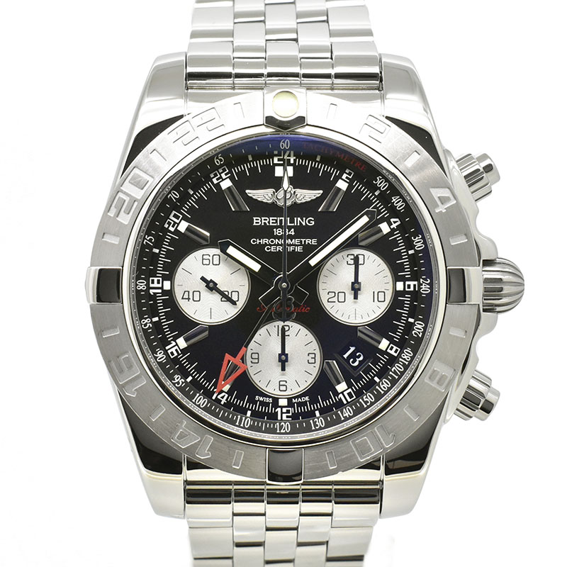 ブライトリング　BREITLING　クロノマット44 GMT　A042B56PA　オニキスブラック　SS　44mm　USED　中古