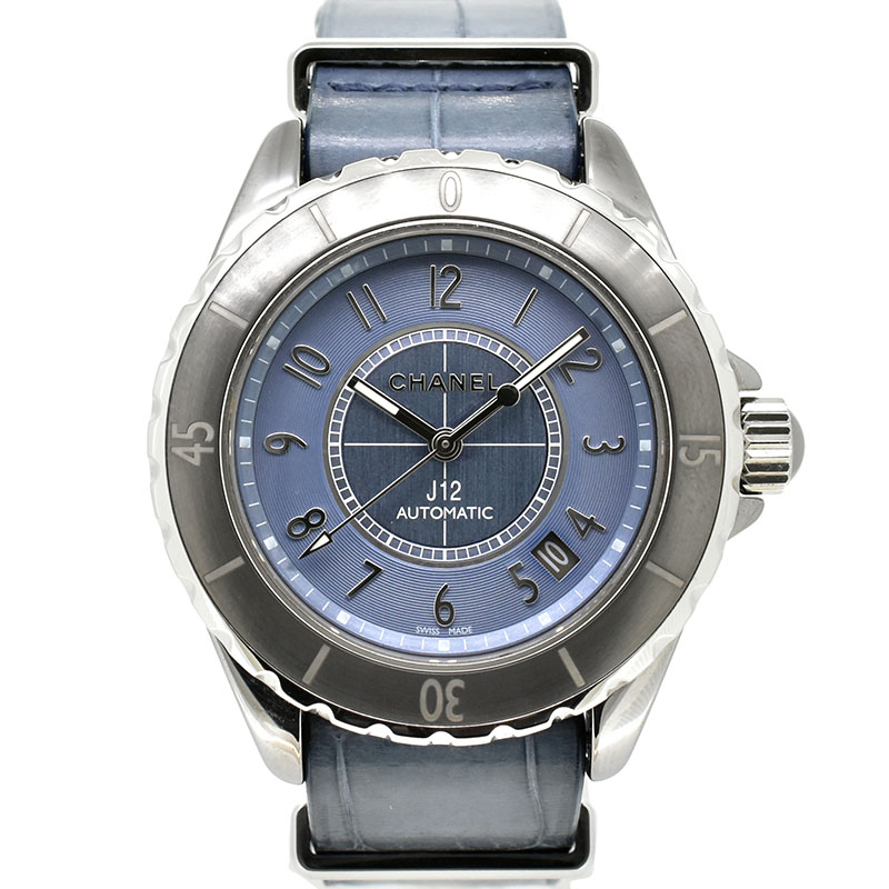 シャネル　CHANEL　J12　G.10　H4338　38mm　ブルー　USED　中古