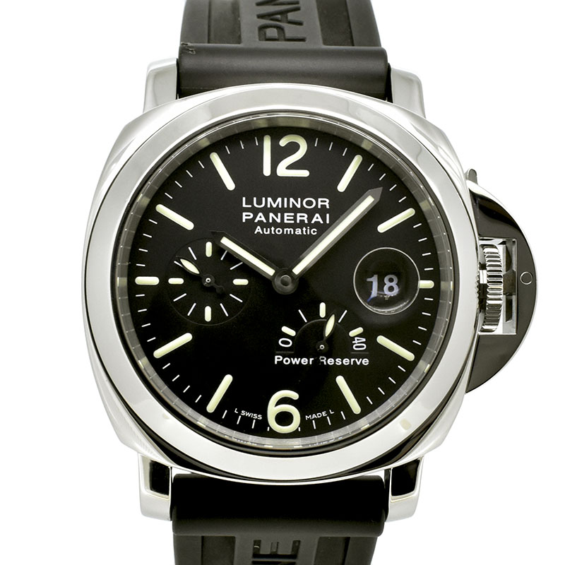 パネライ　PANERAI　ルミノールパワーリザーブ　44mm　PAM00090　ブラック　J番　USED　中古
