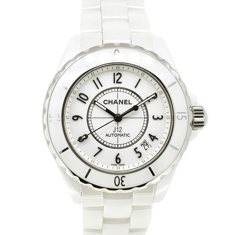 シャネル　CHANEL　J12　ホワイトセラミック　H0970　メンズ　自動巻　38mm　USED　中古