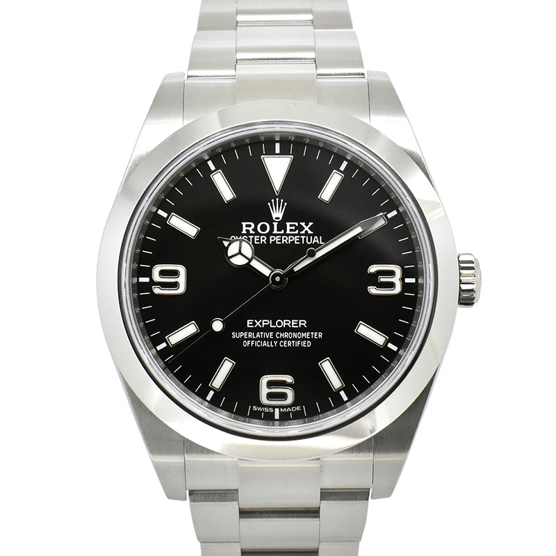 ロレックス　ROLEX　エクスプローラー1　Ref.214270　39mm　クロマライト　ブラック　USED　中古