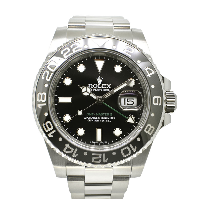 ロレックス　ROLEX　GMTマスター2　Ref.116710LN　SS　ブラック　ランダム番　USED　中古