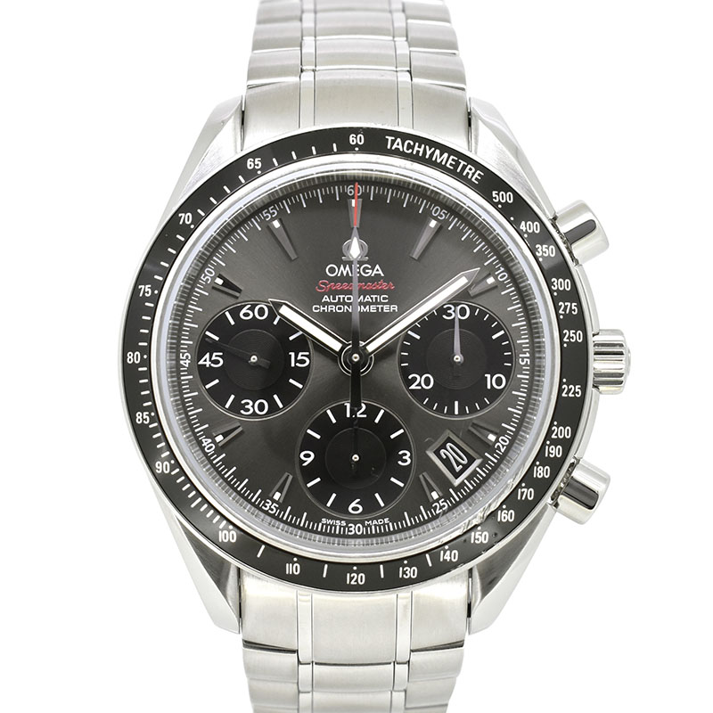 オメガ　OMEGA　スピードマスター オートマティックデイト　323.30.40.40.06.001　グレー/ブラック　40mm　USED　中古