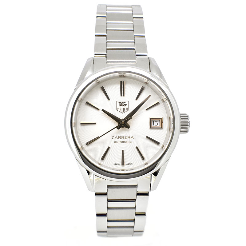 タグホイヤー　TAG HEUER　カレラ　WAR2412.BA0776　自動巻き　シルバー　SS　28mm　レディース　USED　中古