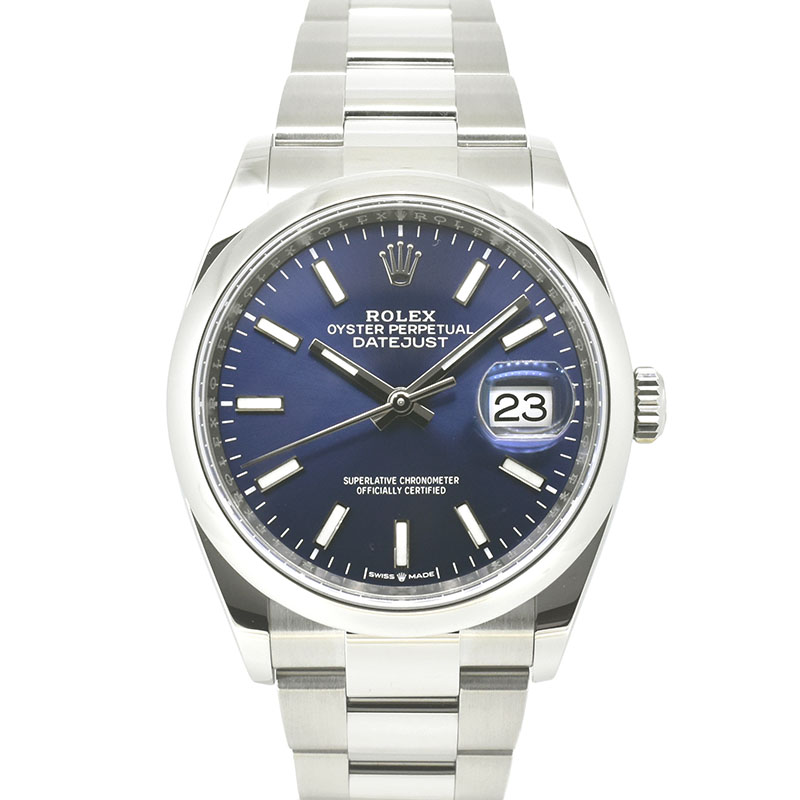 ロレックス　ROLEX　デイトジャスト36　126200　ブルー　36mm　国内正規品　未使用品
