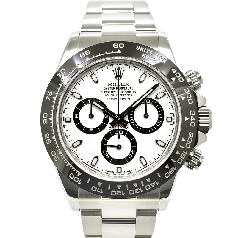 ロレックス　ROLEX　コスモグラフ デイトナ　Ref.116500LN　ホワイト　セラミックベゼル　USED　中古