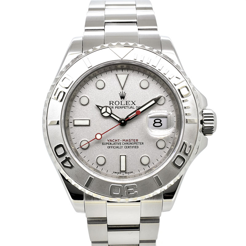 ロレックス　ROLEX　ヨットマスター ロレジウム　Ref.16622　プラチナベゼル　M番ルーレット　40mm　USED　中古