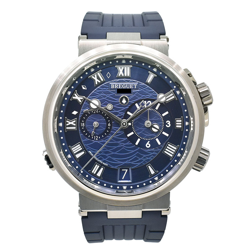ブレゲ　BREGUET　マリーン アラーム ミュージカル 5547　5547BB/Y2/5ZU　40mm　18KWG　USED　中古