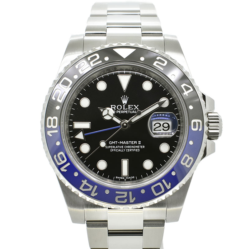 ロレックス　ROLEX　GMTマスター2　116710BLNR　40mm　青黒ベゼル　USED　中古