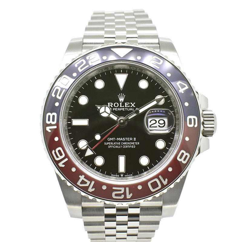 ロレックス　ROLEX　GMTマスター2　126710BLRO　ブルー/レッドベゼル　40mm　USED　中古