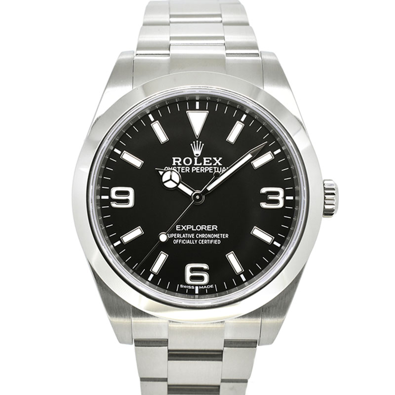 ロレックス　ROLEX　エクスプローラー1　Ref.214270　39mm　クロマライト　ブラック　USED　中古