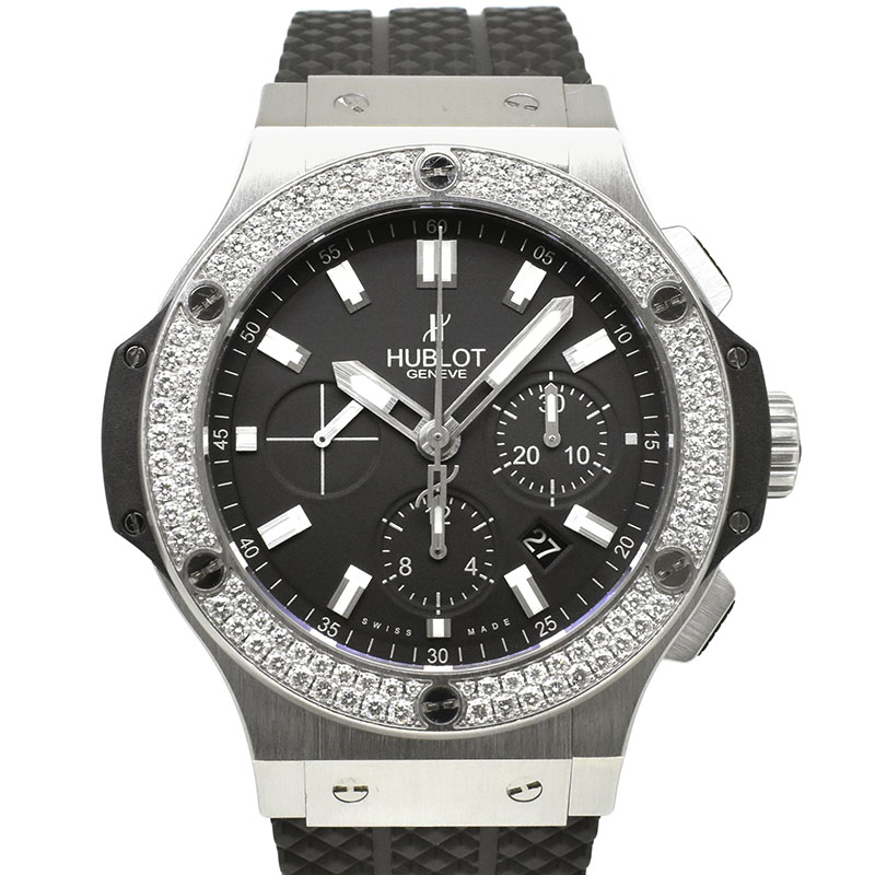 ウブロ　HUBLOT　ビッグバンエボリューション ダイヤモンドベゼル　301.SX.1170.RX.1104　ラバーベルト　44mm　USED　中古