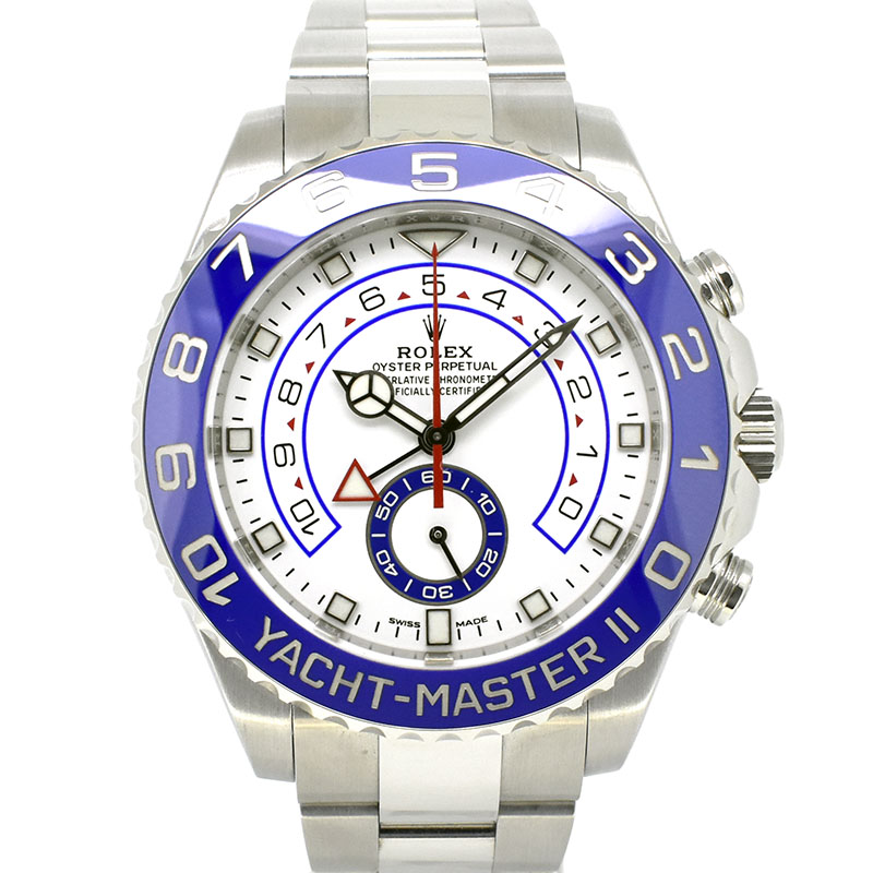 ロレックス　ROLEX　ヨットマスター2　116680　ホワイト　後期モデル　44mm　USED　中古