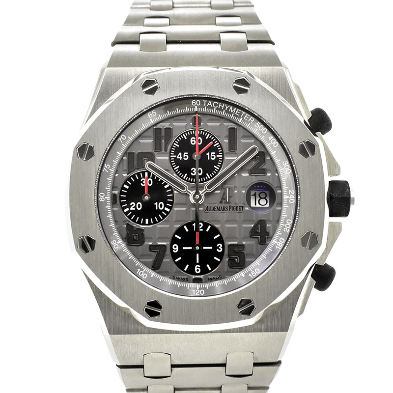 オーデマ・ピゲ　AUDEMARS PIGUET　ロイヤルオーク オフショアクロノグラフ　26170TI.OO.1000TI.01　チタン　グレー　42mm　USED　中古