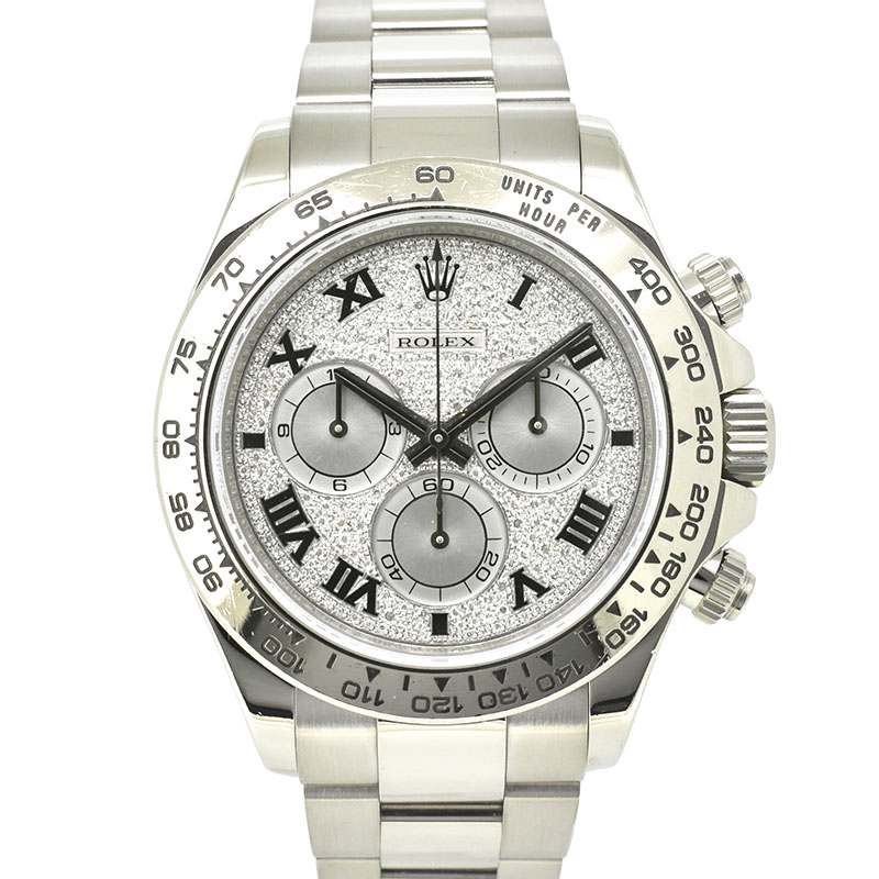 ロレックス　ROLEX　デイトナ　116509ZER　パヴェダイヤ　18KWG　Z番　40mm　USED　中古