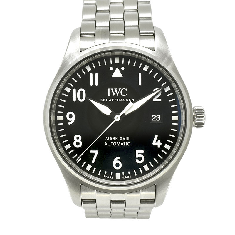 IWC　パイロットウォッチ　マーク18　IW327011　ブラック　40mm　USED　中古