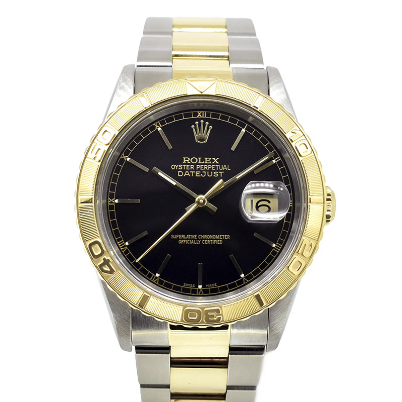 ロレックス　ROLEX　デイトジャスト サンダーバード　16263　ブラック　K番　36mm　USED　中古