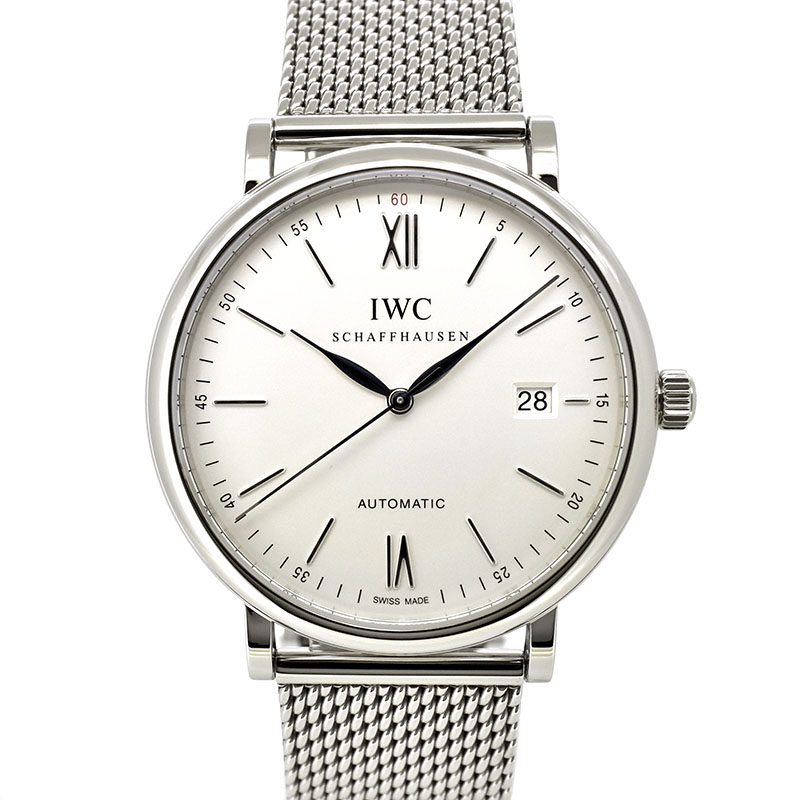 IWC　ポートフィノ　オートマティック　IW356505　SS　40mm　シルバー　USED　中古