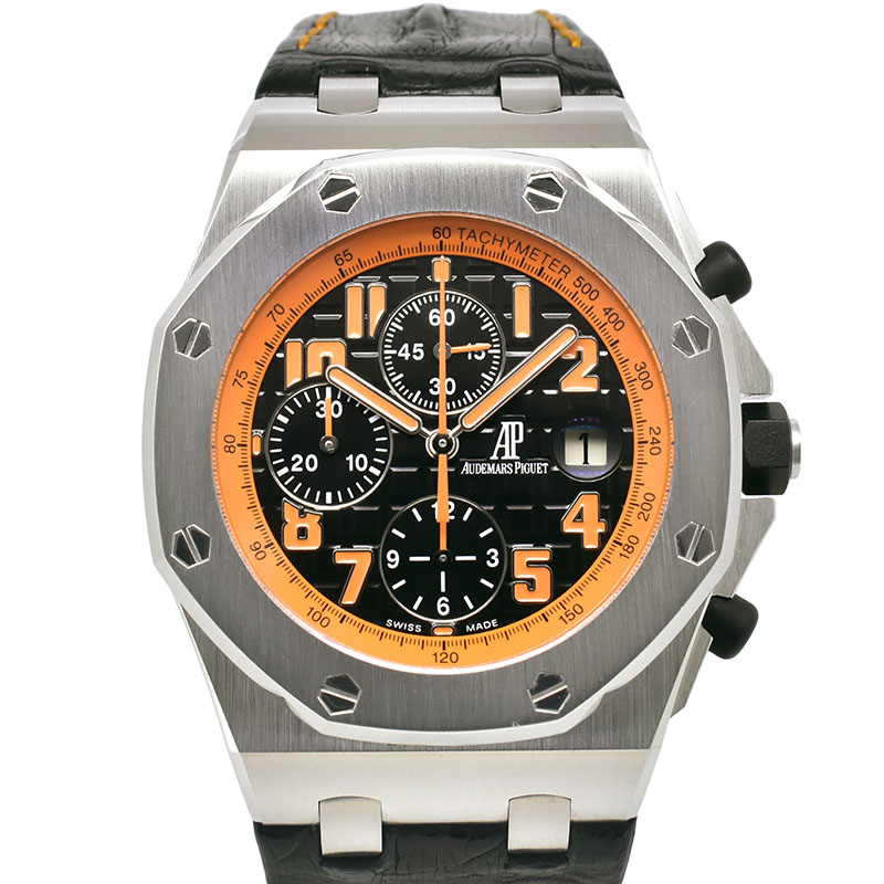 オーデマ・ピゲ　AUDEMARS PIGUET　ロイヤルオーク オフショア クロノグラフ ボルケーノ　26170ST.OO.D101CR.01　革ベルト　42mm　USED　中古