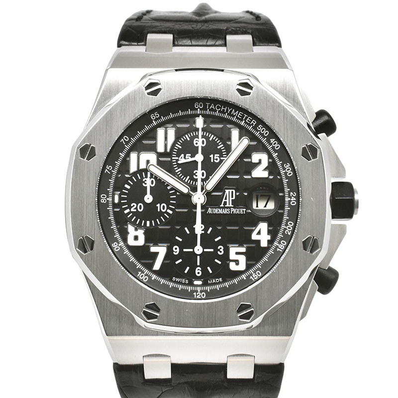 オーデマ・ピゲ　AUDEMARS PIGUET　ロイヤルオーク オフショア クロノグラフ　26020ST.OO.D101CR.01　自動巻き　42mm　USED　中古