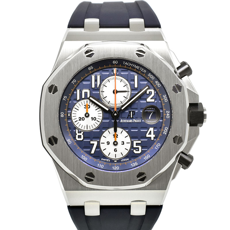 オーデマ・ピゲ　AUDEMARS PIGUET　ロイヤルオーク オフショア クロノグラフ　26470ST.OO.A027CA.01　ブルー/シルバー　42mm　USED　中古