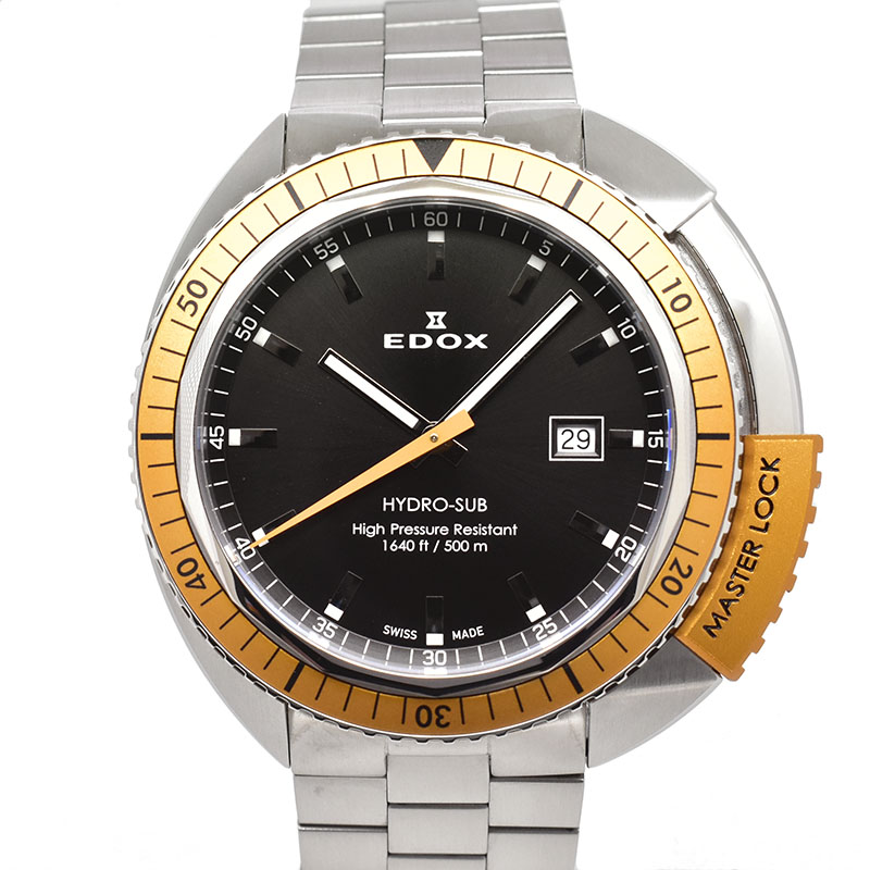 エドックス　EDOX　ハイドロサブ　53200-3OM-NIN　46mm　クォーツ　USED　中古