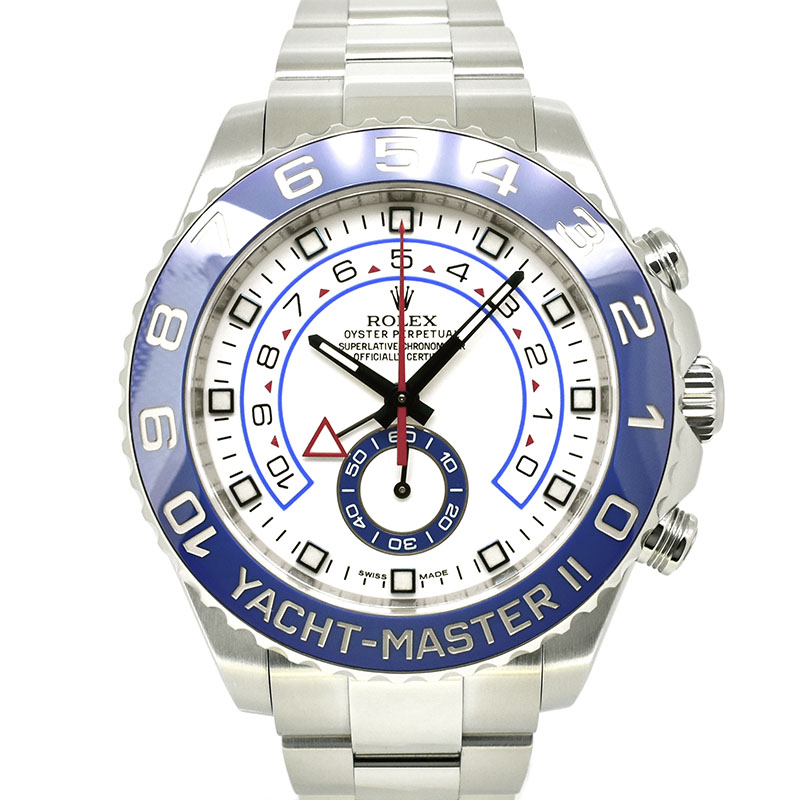 ロレックス　ROLEX　ヨットマスター2　116680　SS　44mm　ホワイト　USED　中古