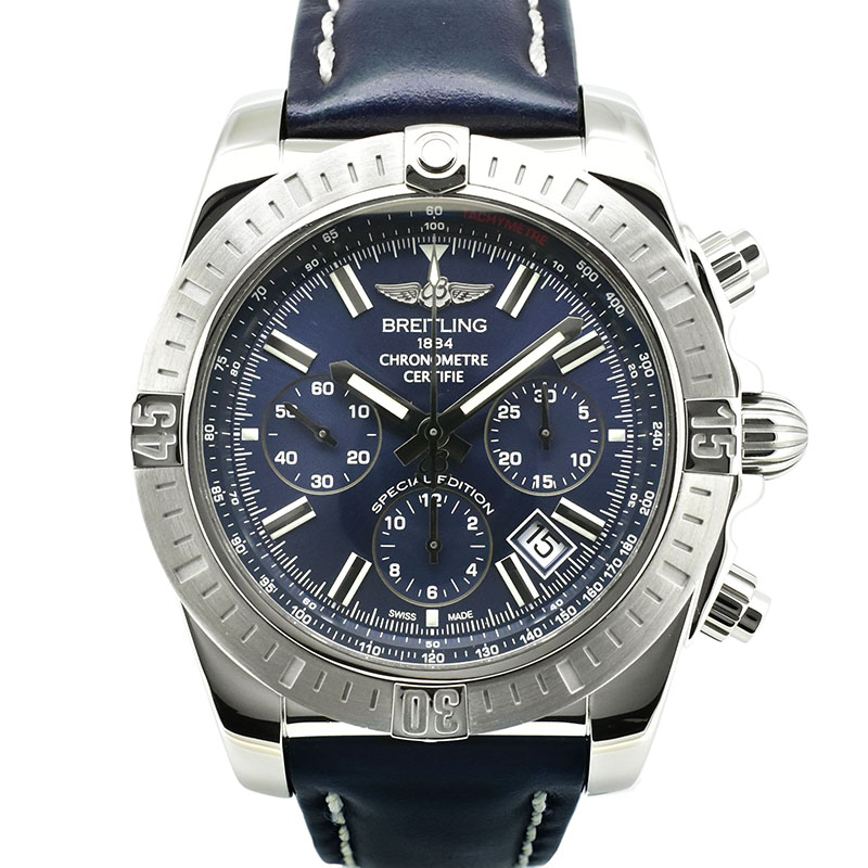 ブライトリング　BREITLING　クロノマットJSP　A001C56KBD　日本限定　44mm　SS　ブルー　USED　中古
