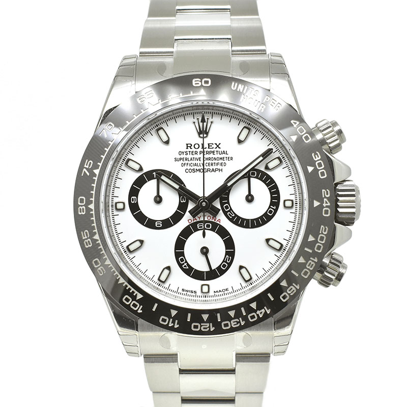 ロレックス　ROLEX　コスモグラフ　デイトナ　Ref.116500LN　ホワイト　セラミックベゼル　未使用品