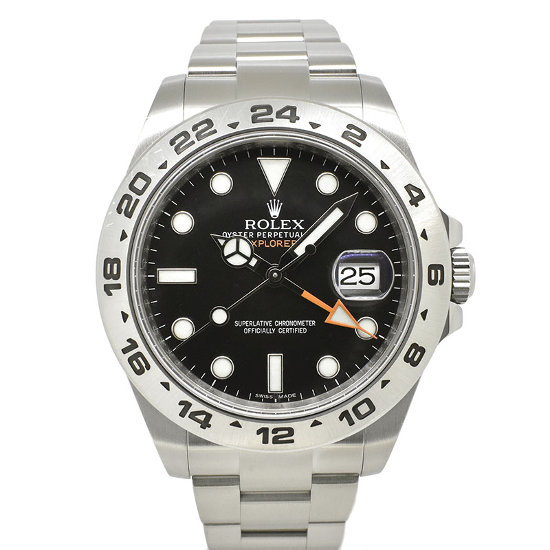 ロレックス　ROLEX　エクスプローラー2　Ref.216570　ブラック　ランダム番　USED　中古