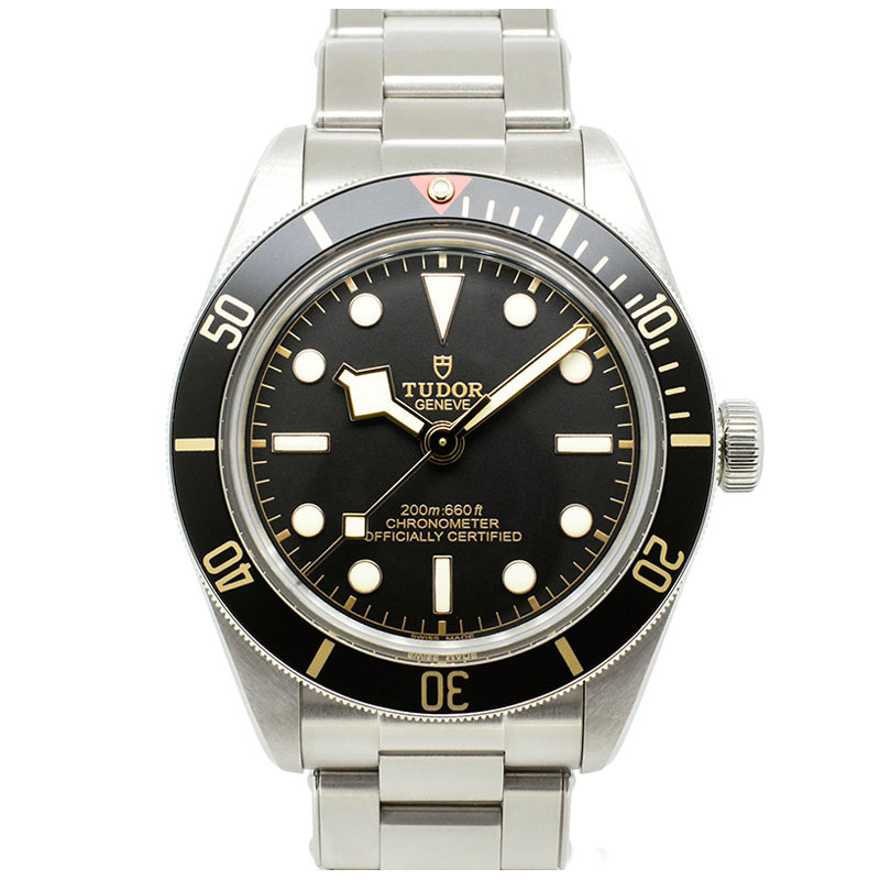 チューダー(チュードル)　TUDOR　ヘリテージ ブラックベイ フィフティエイト　79030N　39mm　ブラック　USED　中古