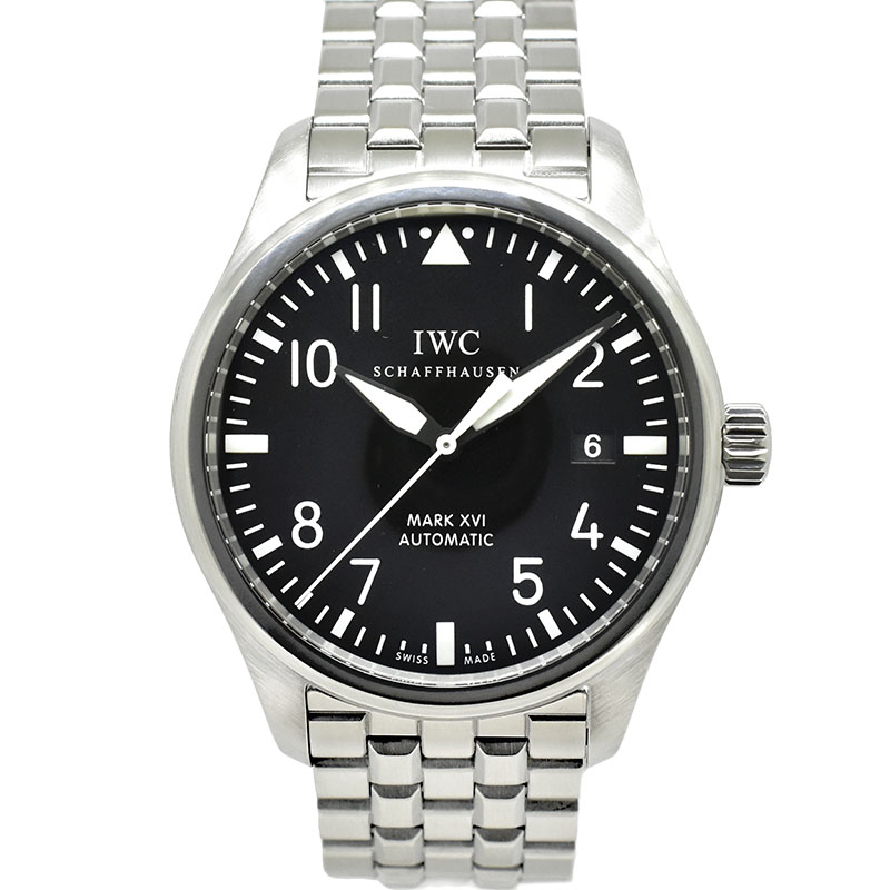 IWC　マーク16　IW325504　SS　ブラック　自動巻　USED　中古