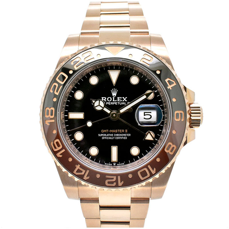 ロレックス　ROLEX　GMTマスター2　126715CHNR　ブラウン/ブラックベゼル　40mm　18KERG　国内正規品　未使用品