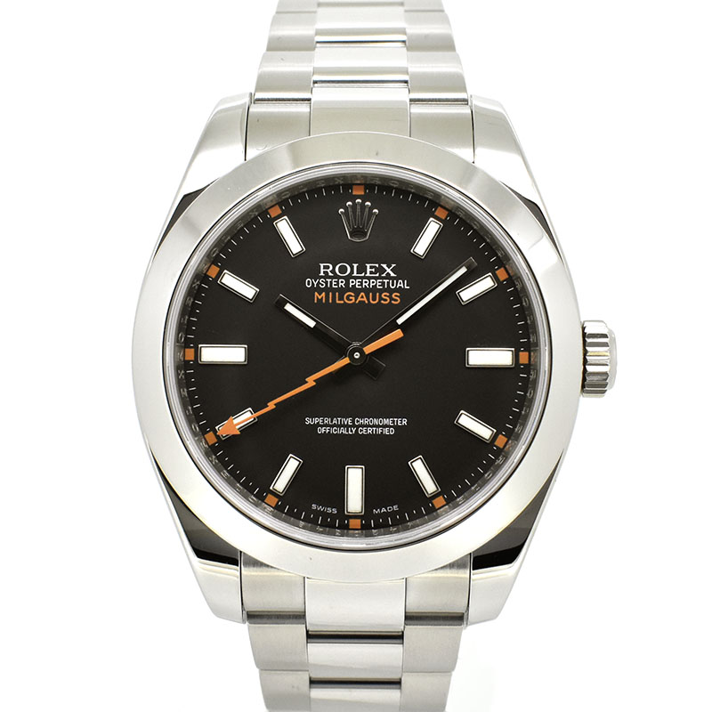 ロレックス　ROLEX　ミルガウス　116400　ブラック　M番　USED　中古