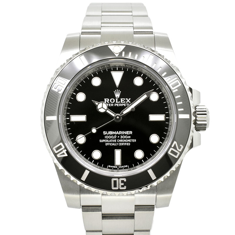 ロレックス　ROLEX　サブマリーナ ノンデイト　114060　メンズ　SS　ブラック　ランダム番　国内正規品　未使用品