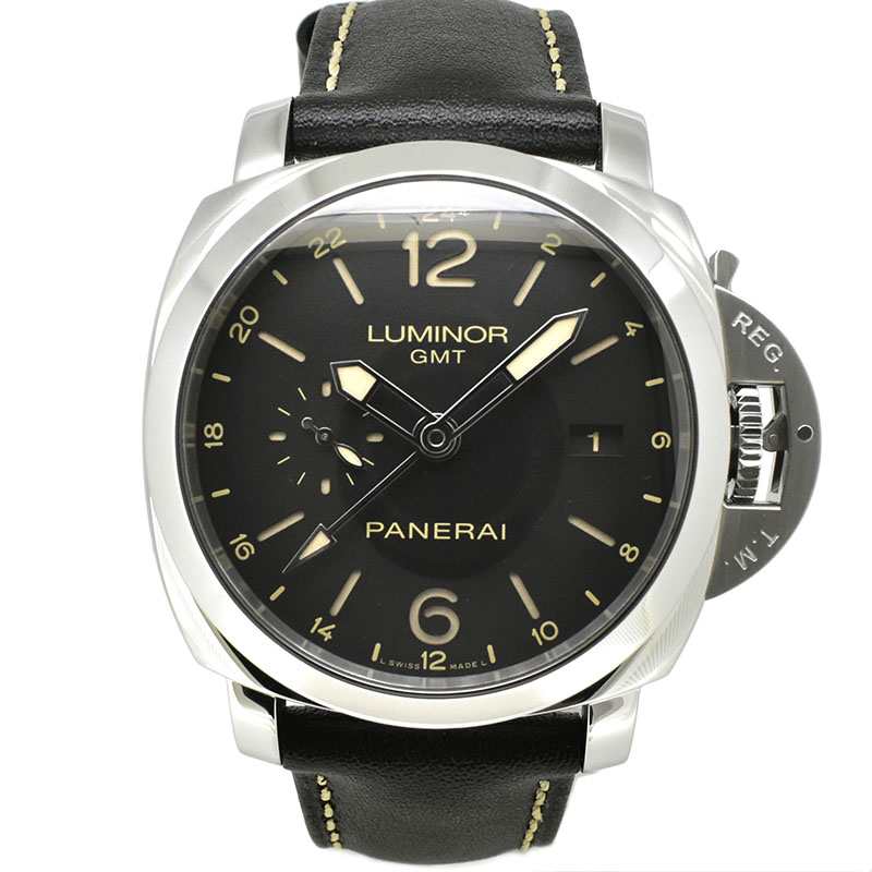 パネライ　PANERAI　ルミノール1950 3デイズ GMT 24H アッチャイオ　PAM00531　44mm　Q番　USED　中古